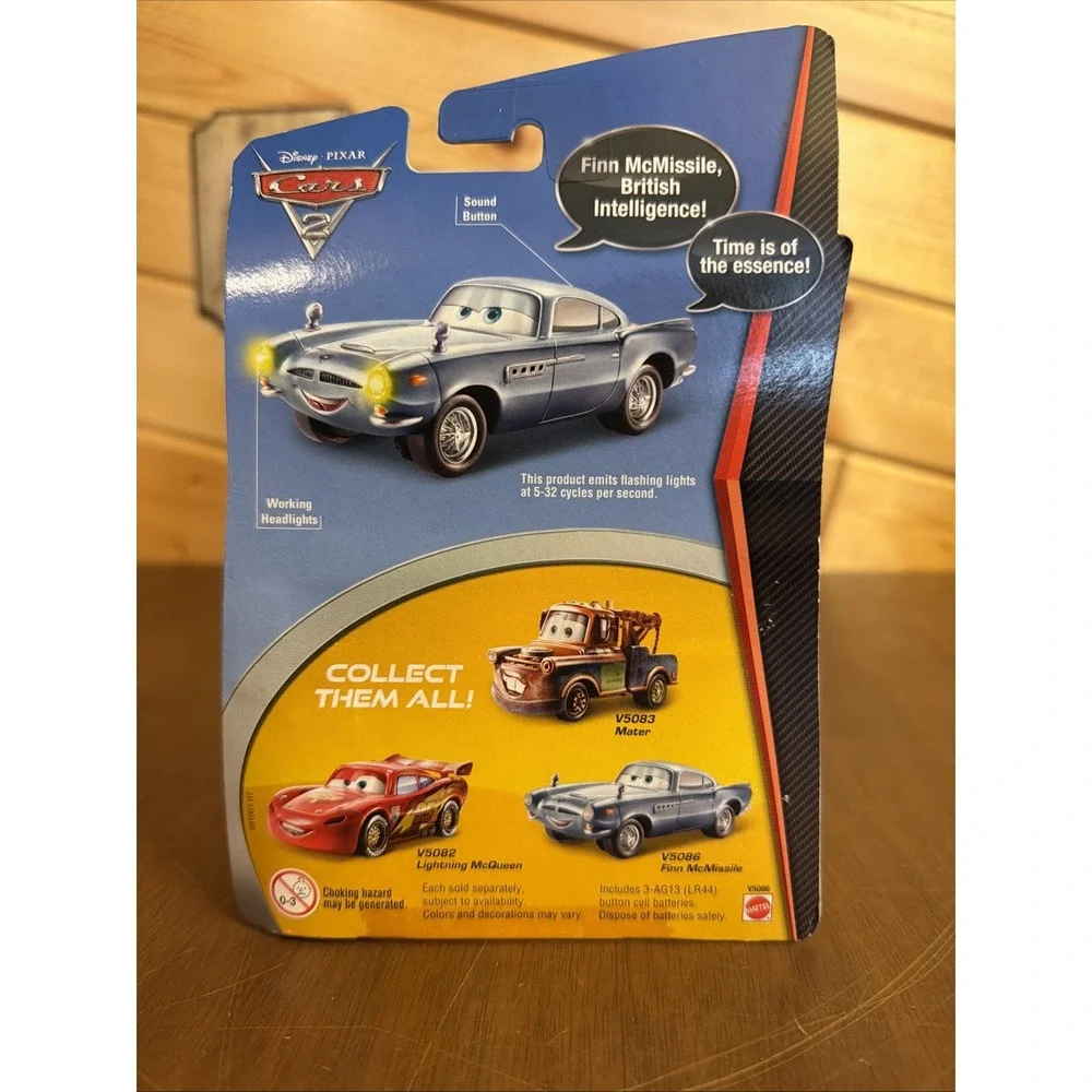 Disney Pixar Cars Finn Mcmissile Lights & Sounds 2010 Mattel